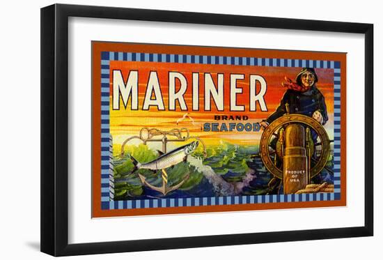 Mariner Salmon-null-Framed Giclee Print