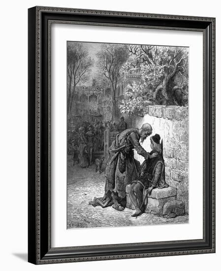 Mariner, Wedding Guest-Gustave Doré-Framed Art Print