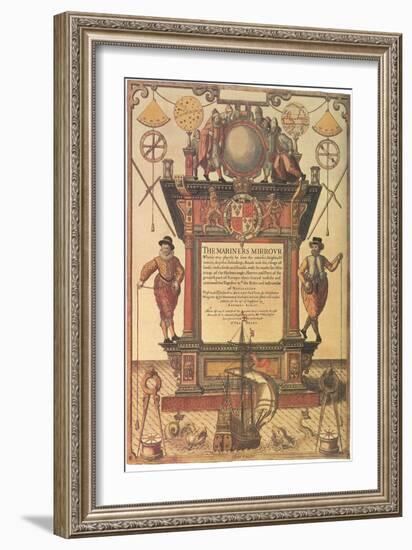 Mariners Mirror, 1579-null-Framed Giclee Print