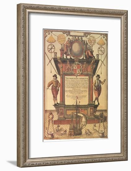 Mariners Mirror, 1579-null-Framed Giclee Print