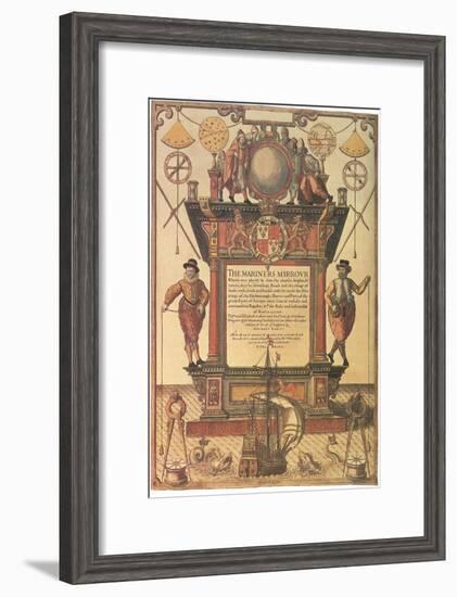 Mariners Mirror, 1579-null-Framed Giclee Print