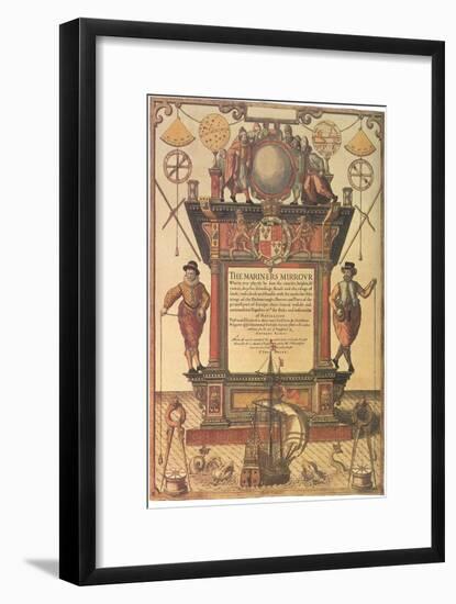 Mariners Mirror, 1579-null-Framed Giclee Print