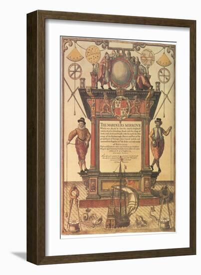 Mariners Mirror, 1579-null-Framed Giclee Print