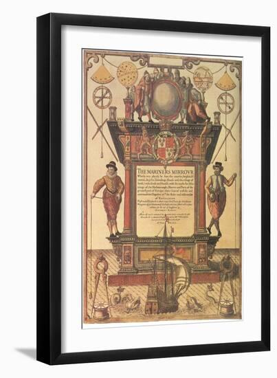 Mariners Mirror, 1579-null-Framed Giclee Print