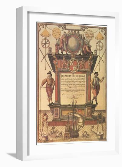 Mariners Mirror, 1579-null-Framed Giclee Print