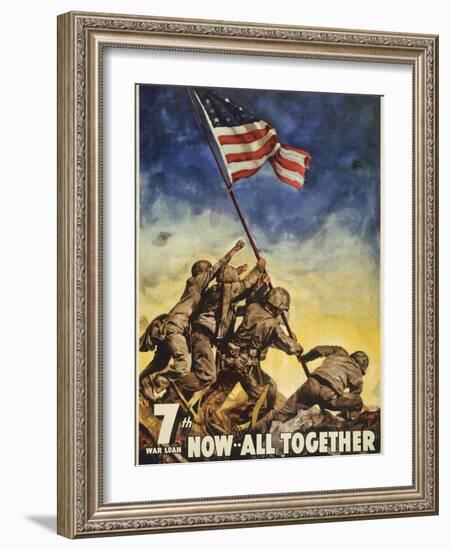 Marines All Together-null-Framed Giclee Print