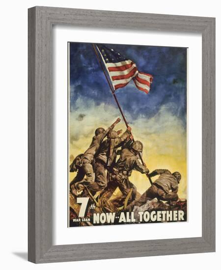 Marines All Together-null-Framed Giclee Print