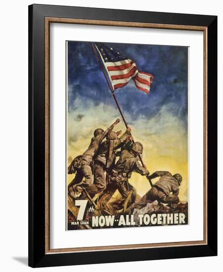 Marines All Together-null-Framed Giclee Print