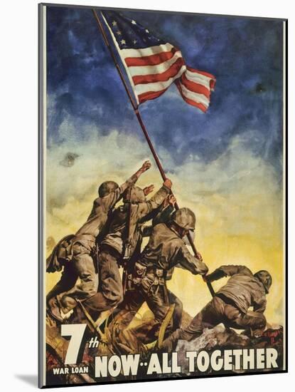 Marines All Together-null-Mounted Giclee Print