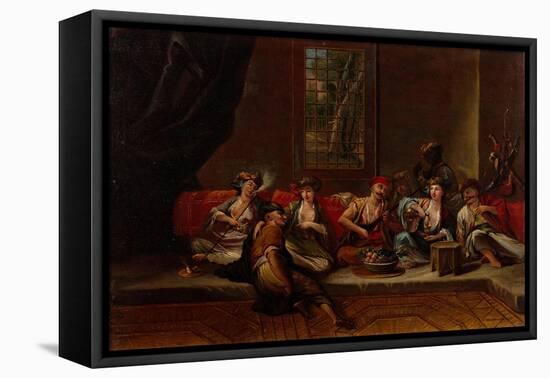 Marines of the Ottoman Navy, 1730S-Jean-Baptiste Vanmour-Framed Premier Image Canvas