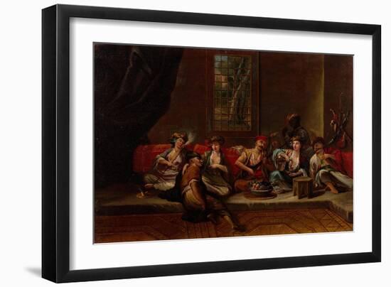 Marines of the Ottoman Navy, 1730S-Jean-Baptiste Vanmour-Framed Giclee Print