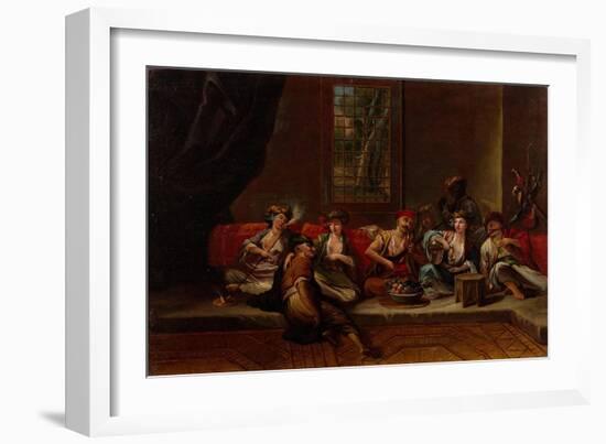 Marines of the Ottoman Navy, 1730S-Jean-Baptiste Vanmour-Framed Giclee Print