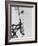 Marines Riding Chair Lift Up to Squaw Peak To Ski Down and Tamp Snow Down for Olympic Events-George Silk-Framed Photographic Print