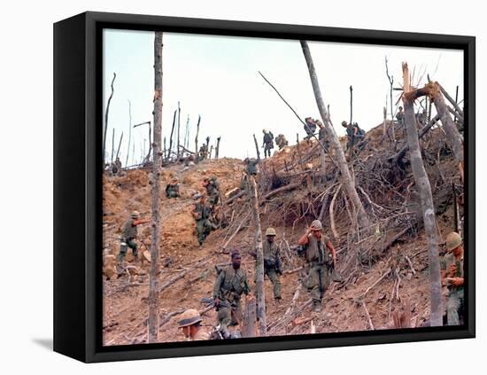 Marines Vietnam-Associated Press-Framed Premier Image Canvas