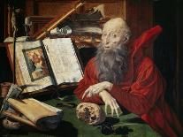 Saint Jerome in His Cell-Marinus Claesz van Reymerswaele-Giclee Print