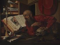 Saint Jerome in His Cell-Marinus Claesz van Reymerswaele-Giclee Print