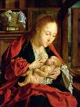 Madonna Feeding the Christ Child, 1511 (Oil on Panel)-Marinus Van Reymerswaele-Framed Giclee Print