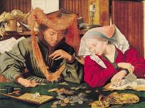 The Money Changer and His Wife, 1539-Marinus van Roejmerswaelen-Framed Giclee Print