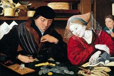 The Money Changer and His Wife, 1539-Marinus van Roejmerswaelen-Framed Giclee Print