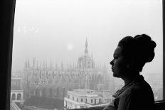 The Italians Turn, Milan 1954-Mario de Biasi-Framed Premier Image Canvas