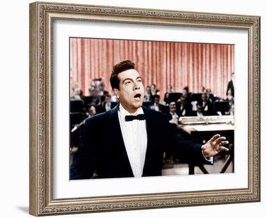 Mario Lanza, ca. 1950s-null-Framed Photo