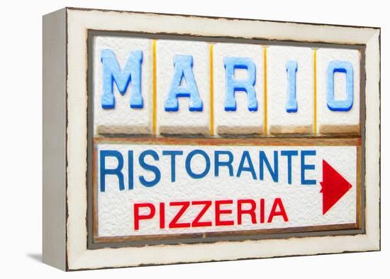 Mario's Pizzeria-Tosh-Framed Stretched Canvas