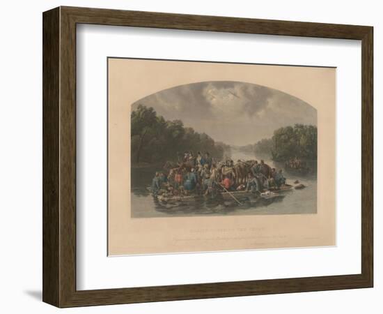 Marion Crossing the Pedee, 1852-William Tylee Ranney-Framed Giclee Print