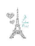 Je T'adore Paris Vintage-Marion De Lauzun-Framed Premium Giclee Print