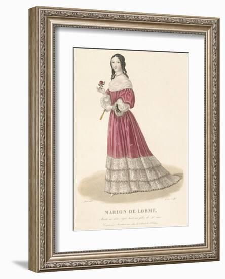 Marion de Lorme-Louis-Marie Lante-Framed Premium Giclee Print