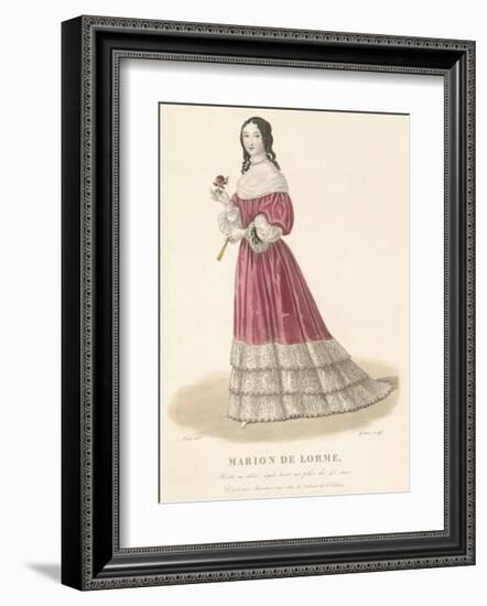 Marion de Lorme-Louis-Marie Lante-Framed Premium Giclee Print