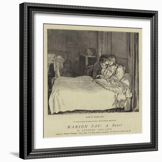 Marion Fay; a Novel-William Small-Framed Giclee Print