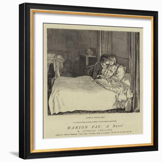 Marion Fay; a Novel-William Small-Framed Giclee Print