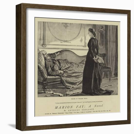 Marion Fay, a Novel-William Small-Framed Giclee Print