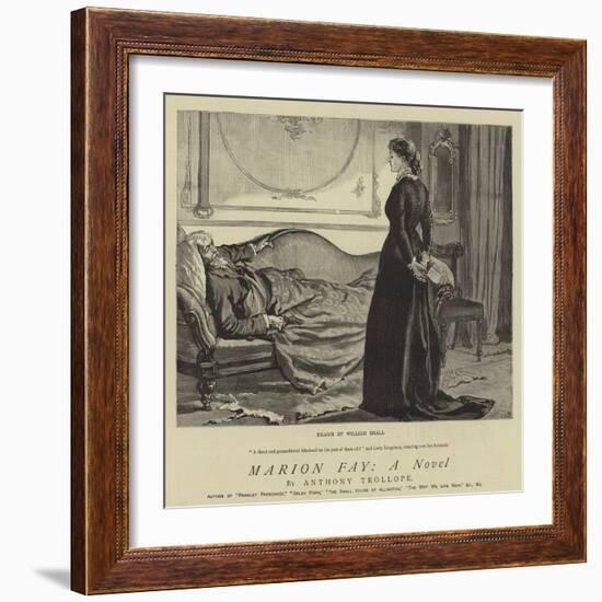 Marion Fay, a Novel-William Small-Framed Giclee Print