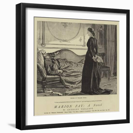 Marion Fay, a Novel-William Small-Framed Giclee Print