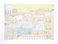 Paris Roofs-Marion McClanahan-Serigraph