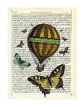 Butterflies & Balloon-Marion Mcconaghie-Art Print