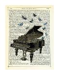Piano & Butterflies-Marion Mcconaghie-Art Print