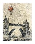 Tower Bridge Balloon-Marion Mcconaghie-Art Print