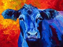 blue cow-Marion Rose-Giclee Print
