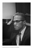 Malcolm X at MLK Press Conference, Washington DC, March, 1964-Marion S Trikosko-Mounted Art Print