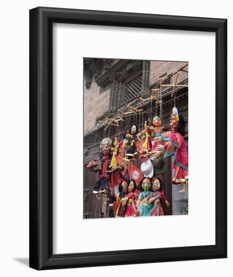 Marionettes, Durbar Square, Kathmandu, Nepal-Ethel Davies-Framed Photographic Print