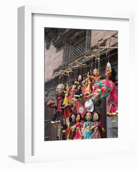 Marionettes, Durbar Square, Kathmandu, Nepal-Ethel Davies-Framed Photographic Print