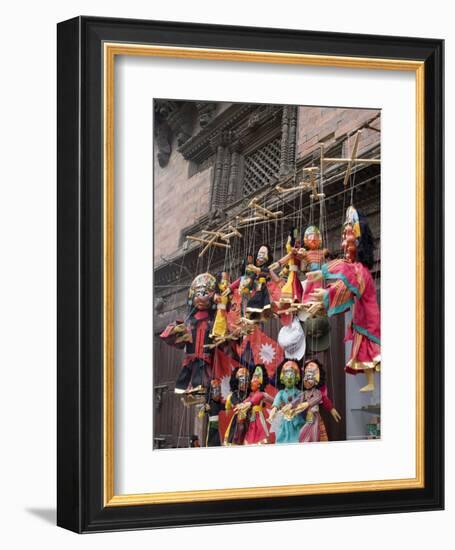 Marionettes, Durbar Square, Kathmandu, Nepal-Ethel Davies-Framed Photographic Print