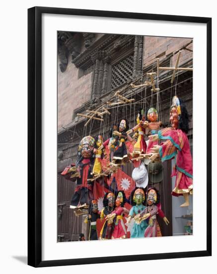 Marionettes, Durbar Square, Kathmandu, Nepal-Ethel Davies-Framed Photographic Print