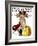 "Marionettes" Saturday Evening Post Cover, October 22,1932-Norman Rockwell-Framed Giclee Print