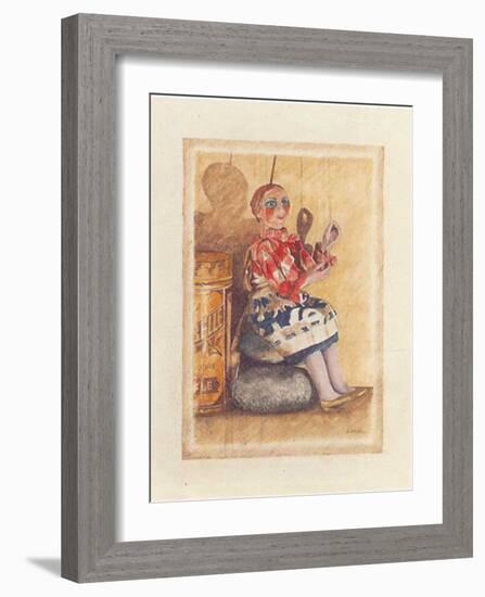 Marionnette II-Laurence David-Framed Art Print