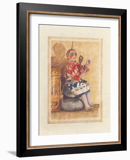 Marionnette II-Laurence David-Framed Art Print