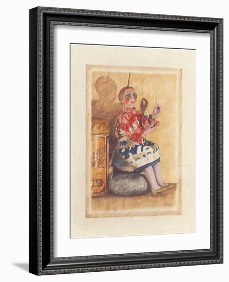 Marionnette II-Laurence David-Framed Art Print