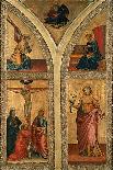 Altar Wing Depicting the Crucifixion, St. Dorothy and Other Saints, C.1420-Mariotto di Nardo-Giclee Print